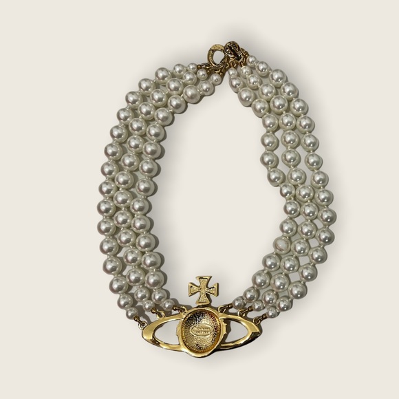 Gold Vivienne Westwood Necklace - Picture 3 of 9